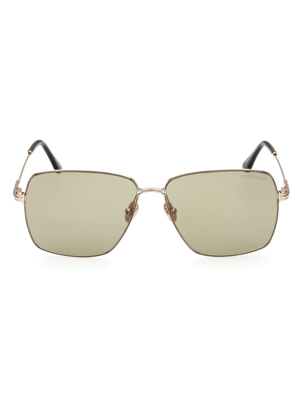 TOM FORD PIERRE Gold/Green Unisex Sunglasses TF994